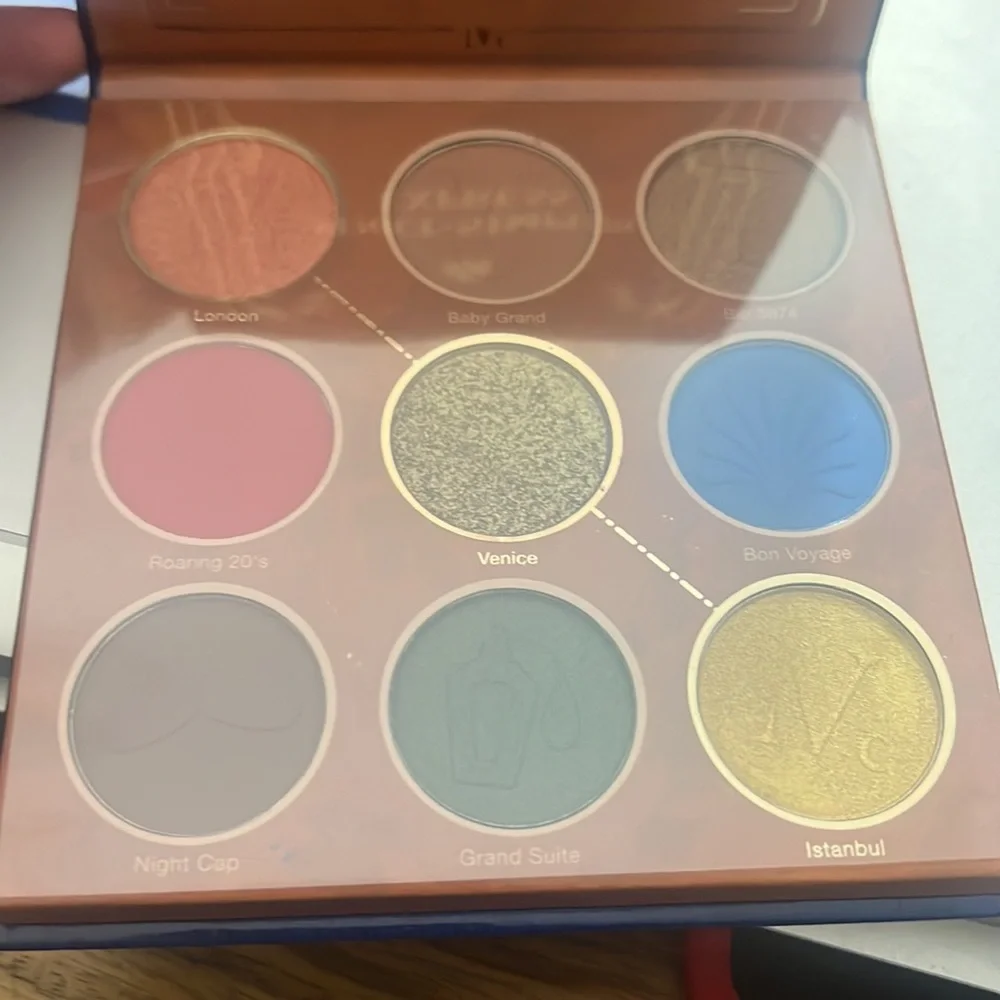 Makeup-Nomad Venice-Simplon Express Palette, eye shadows , New!